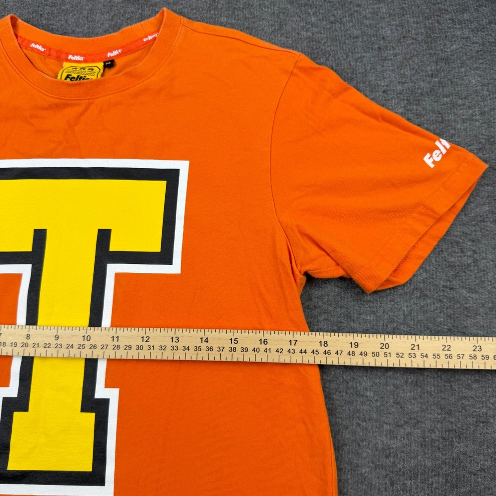Feltics Marvel Thor T-Shirt Mens Medium Orange Graphic Tee Short Sleeve Cotton - Picture 5 of 6